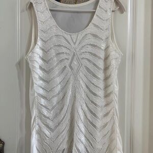 Elegant White Sleeveless Blouse